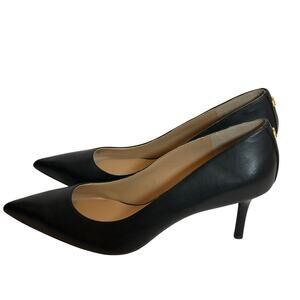 Women's Lauren Ralph Lauren Black Pointed High Heel Pump Shoes Size 11